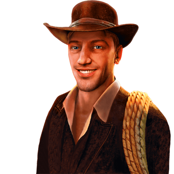 Mr Explorer, the Book of Ra character